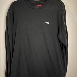 Supreme Black Long Sleeve Tee